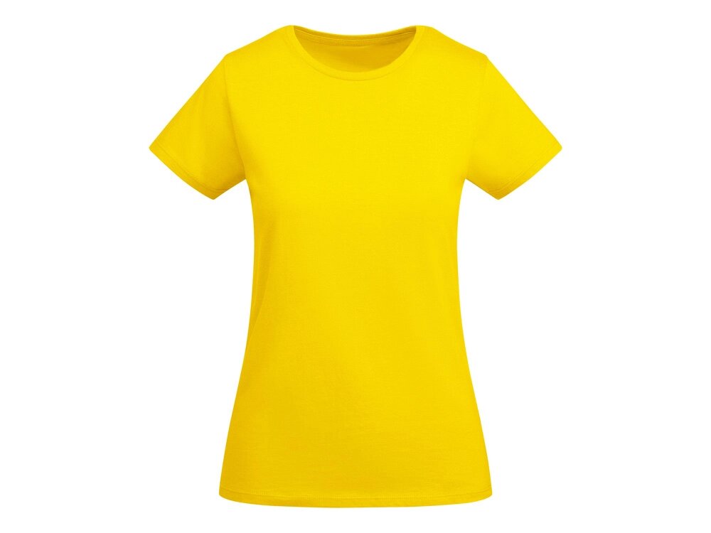 Футболка Breda женская, желтый от компании ТОО VEER Company Group / Одежда и сувениры с логотипом - фото 1