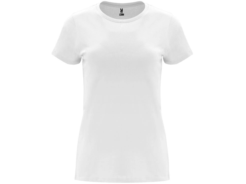 Футболка Capri женская, белый от компании ТОО VEER Company Group / Одежда и сувениры с логотипом - фото 1