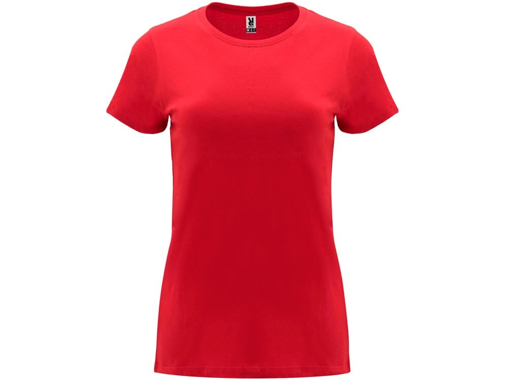 Футболка Capri женская, красный от компании ТОО VEER Company Group / Одежда и сувениры с логотипом - фото 1