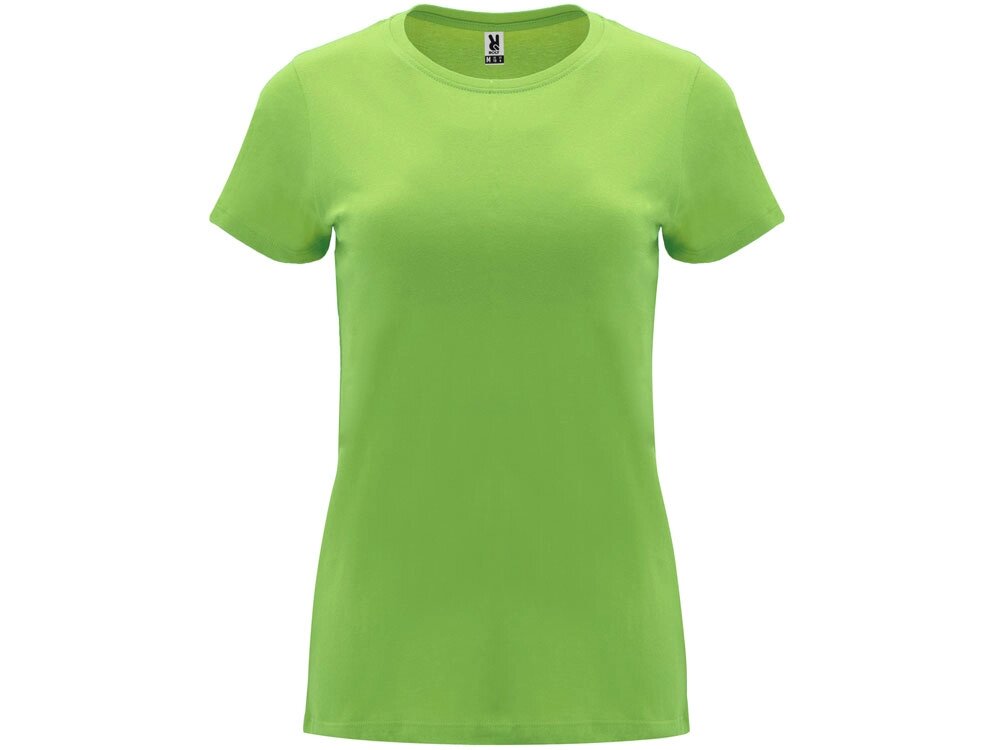 Футболка Capri женская, зеленое яблоко от компании ТОО VEER Company Group / Одежда и сувениры с логотипом - фото 1
