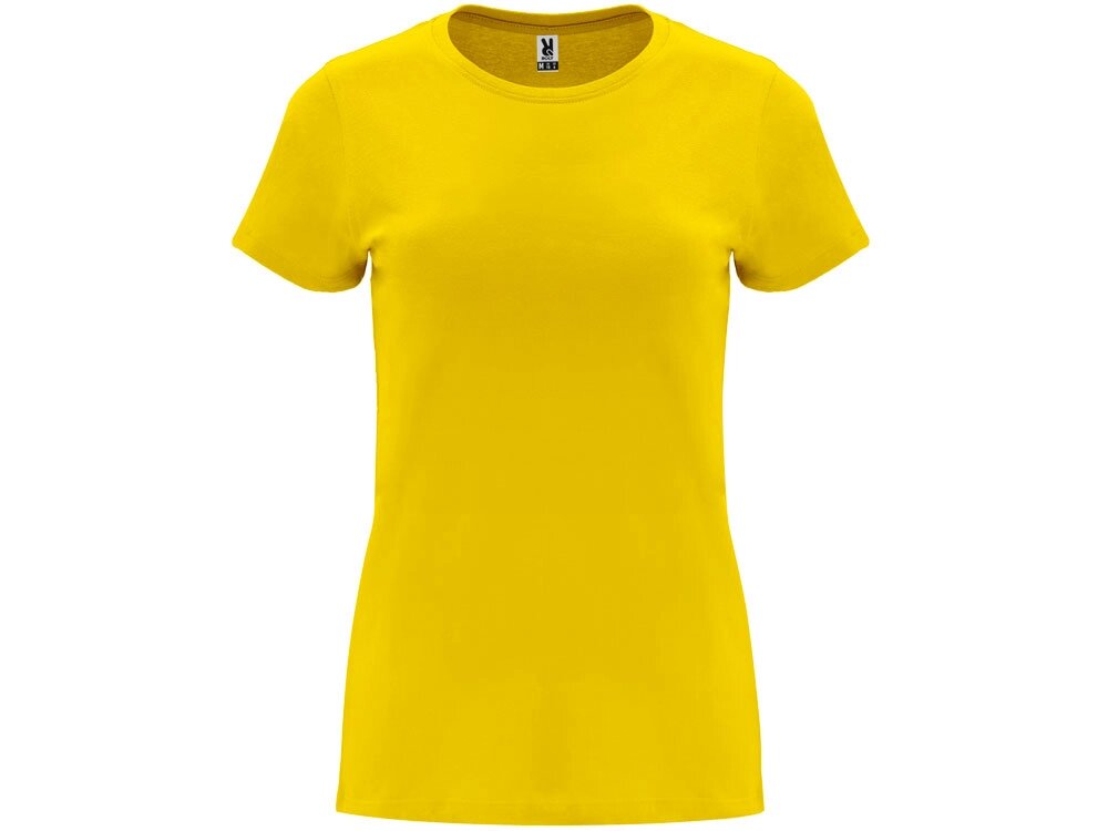 Футболка Capri женская, желтый от компании ТОО VEER Company Group / Одежда и сувениры с логотипом - фото 1