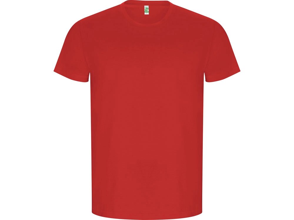 Футболка Golden мужская, красный от компании ТОО VEER Company Group / Одежда и сувениры с логотипом - фото 1
