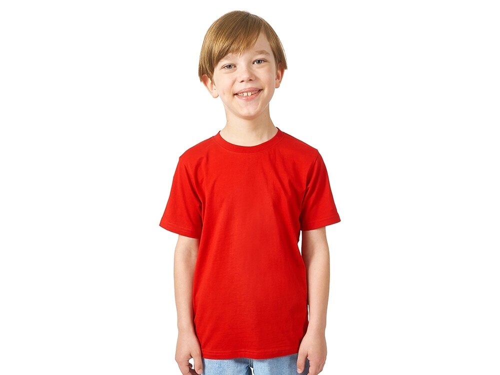 Футболка Heavy Super Club детская, красный от компании ТОО VEER Company Group / Одежда и сувениры с логотипом - фото 1