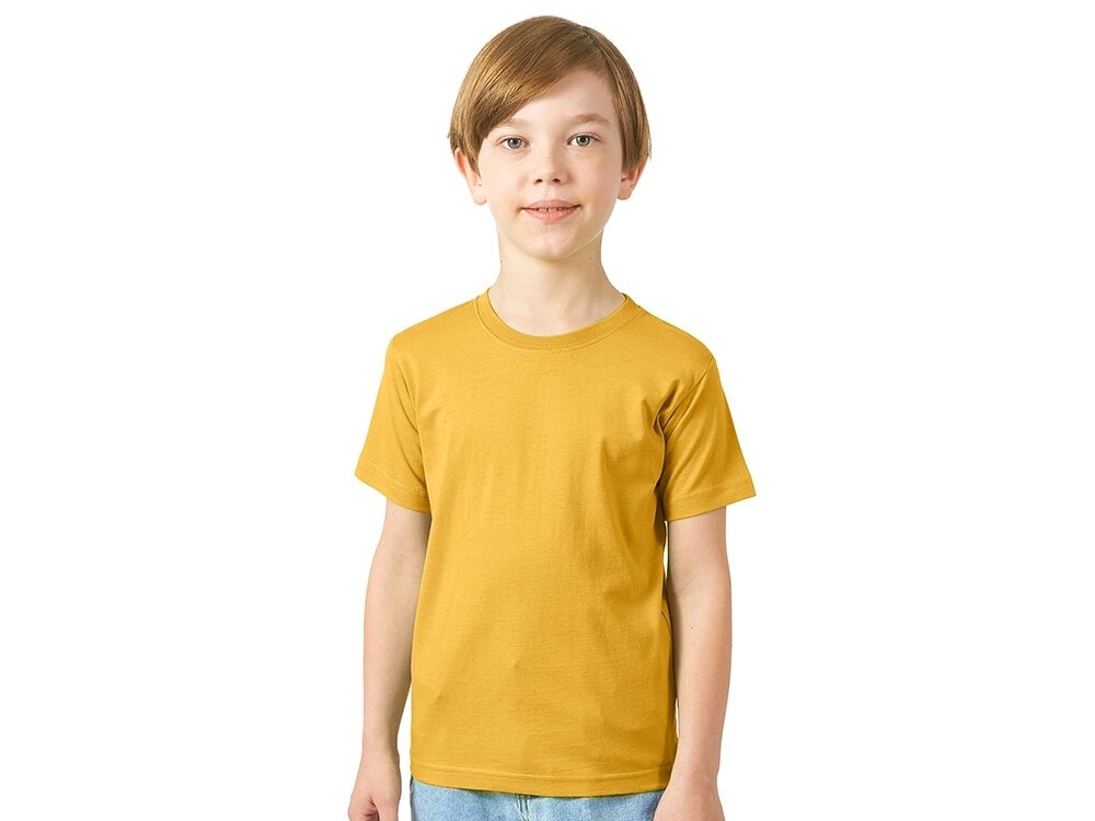 Футболка Heavy Super Club детская, золотисто-желтый от компании ТОО VEER Company Group / Одежда и сувениры с логотипом - фото 1