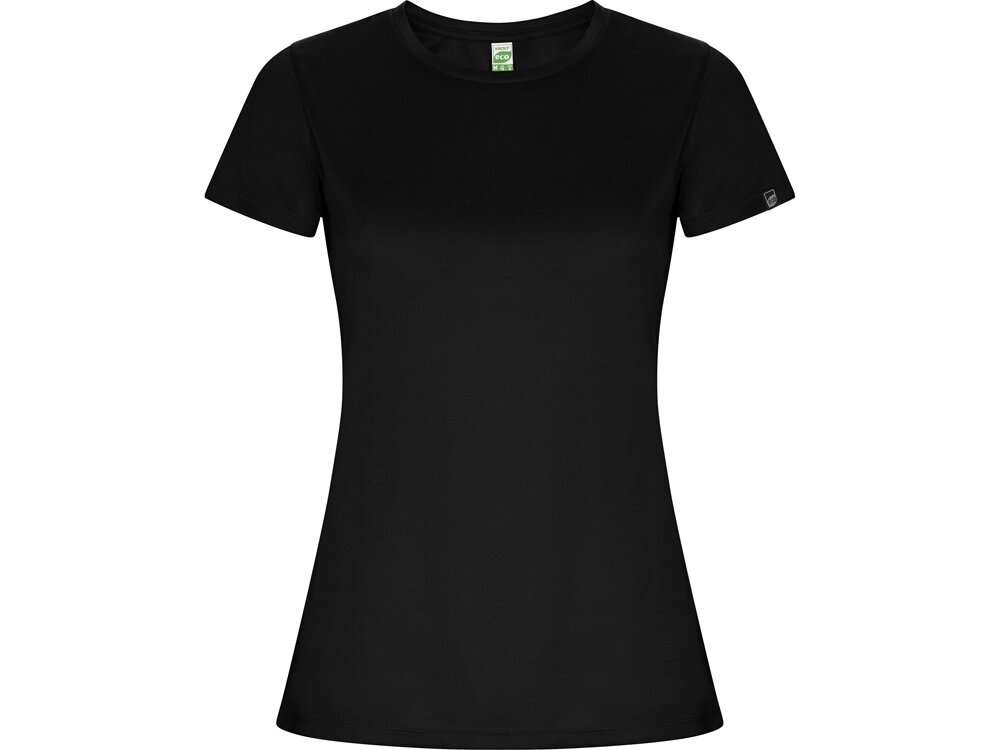 Футболка Imola женская, черный от компании ТОО VEER Company Group / Одежда и сувениры с логотипом - фото 1