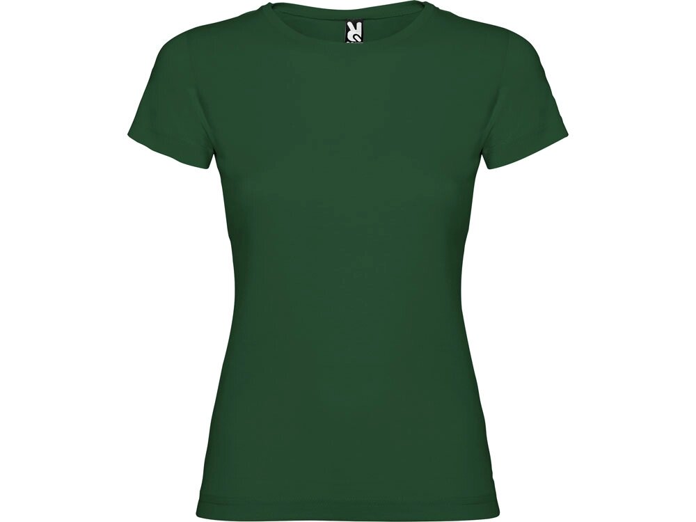 Футболка Jamaica женская, бутылочный зеленый от компании ТОО VEER Company Group / Одежда и сувениры с логотипом - фото 1
