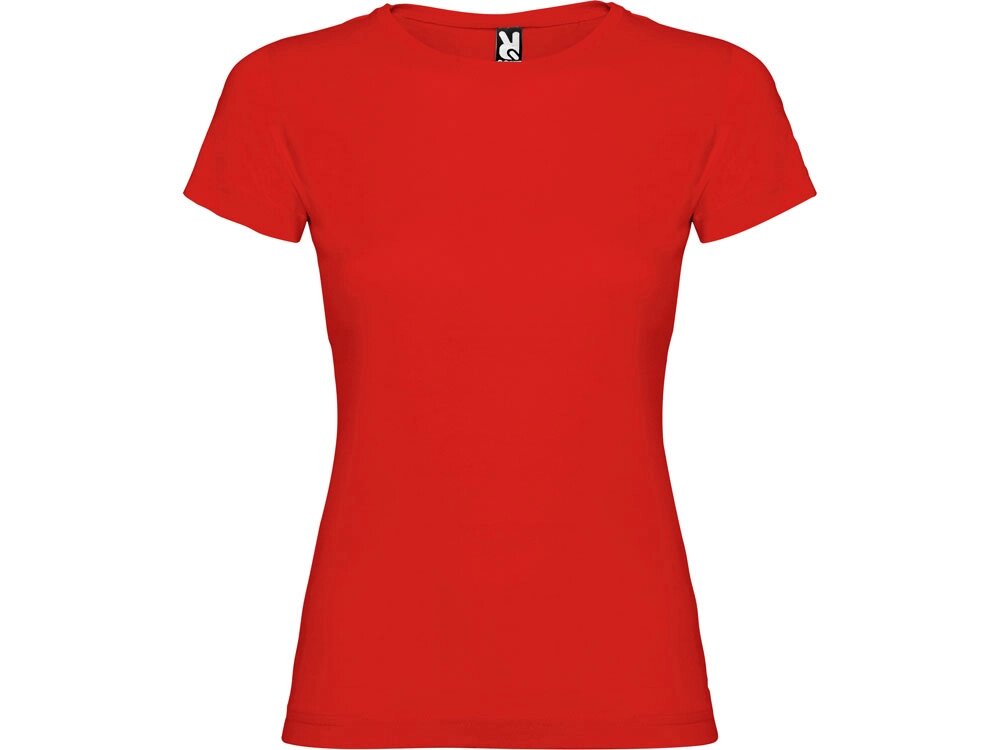 Футболка Jamaica женская, красный от компании ТОО VEER Company Group / Одежда и сувениры с логотипом - фото 1