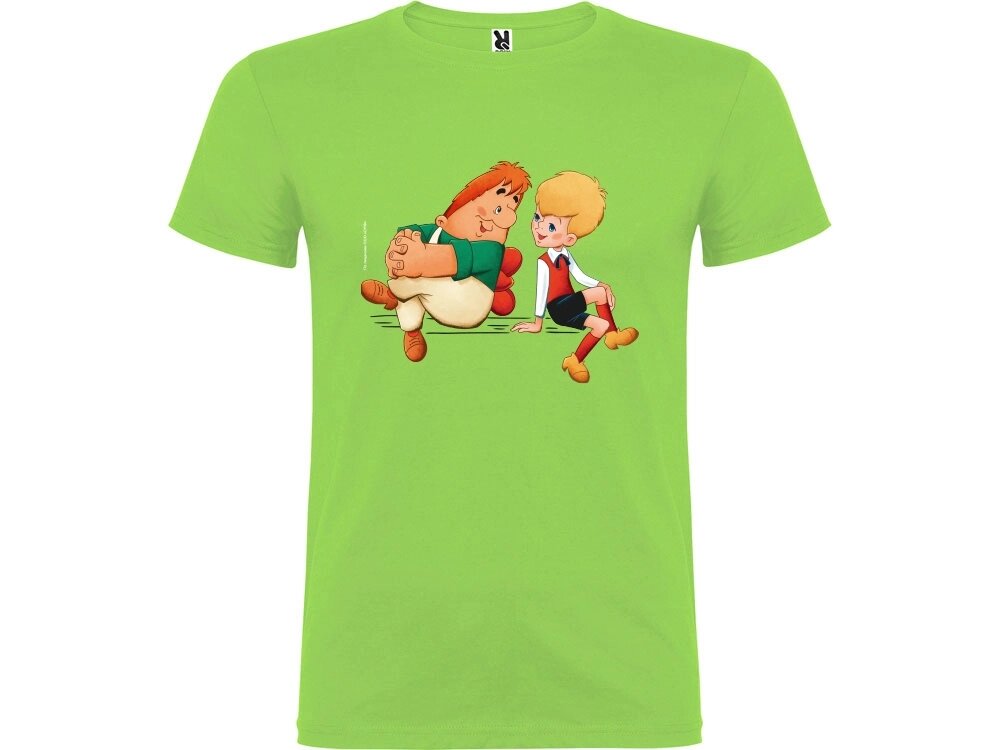Футболка Карлсон детская, зеленое яблоко от компании ТОО VEER Company Group / Одежда и сувениры с логотипом - фото 1