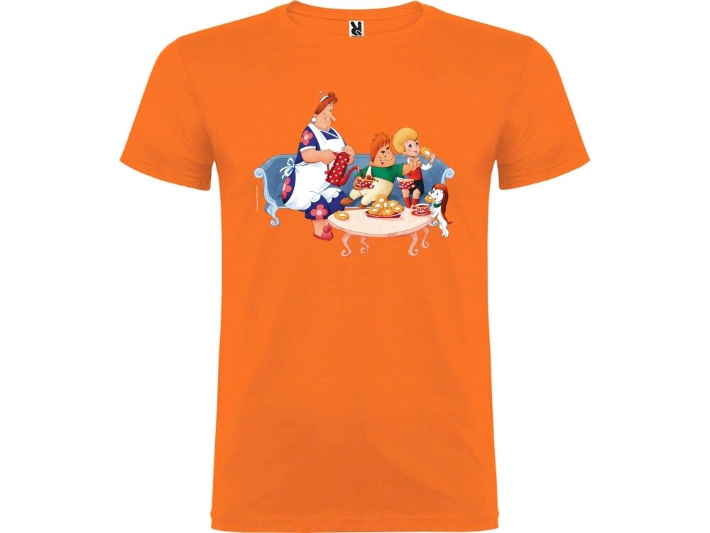 Футболка Карлсон мужская, оранжевый от компании ТОО VEER Company Group / Одежда и сувениры с логотипом - фото 1