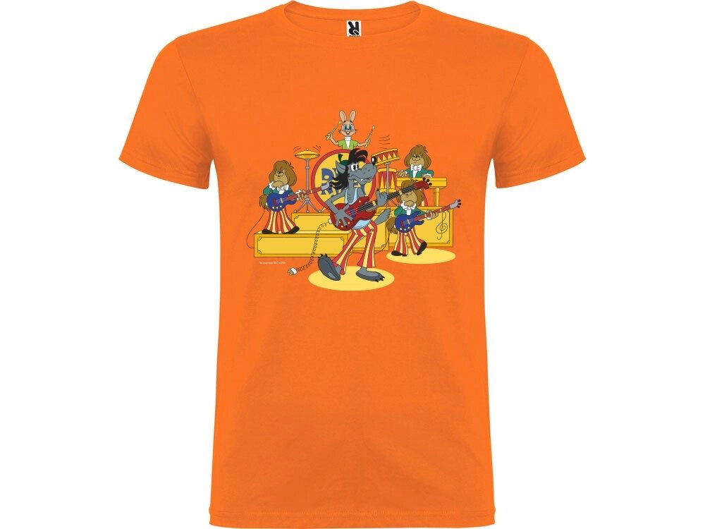 Футболка Ну, погоди! мужская, оранжевый от компании ТОО VEER Company Group / Одежда и сувениры с логотипом - фото 1