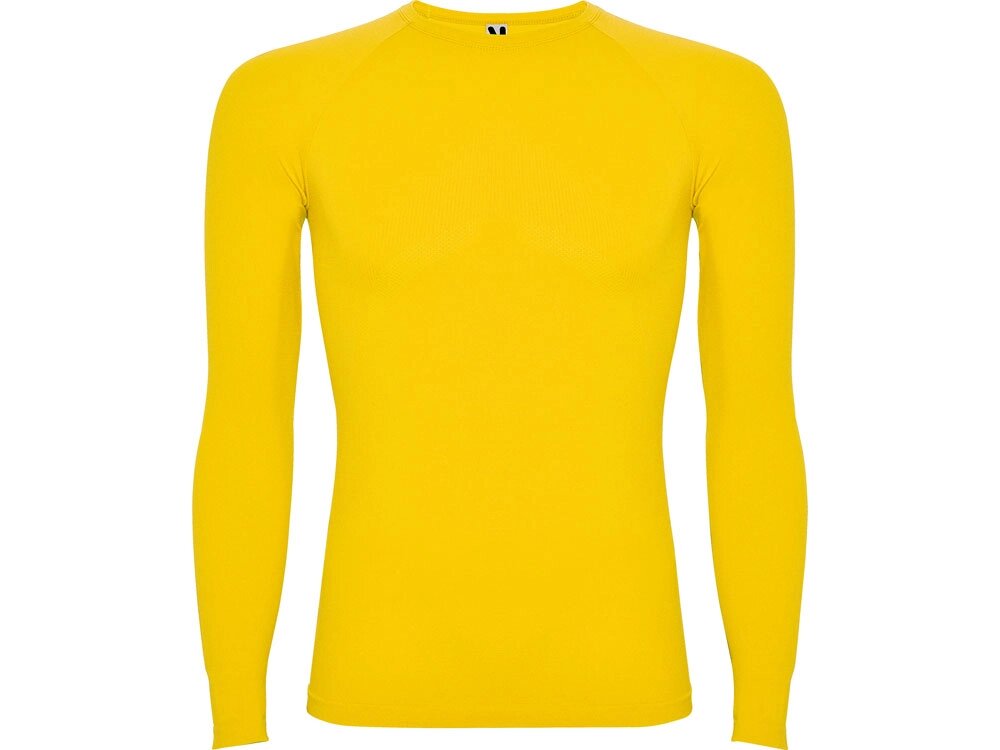 Футболка Prime мужская с длинным рукавом, желтый от компании ТОО VEER Company Group / Одежда и сувениры с логотипом - фото 1