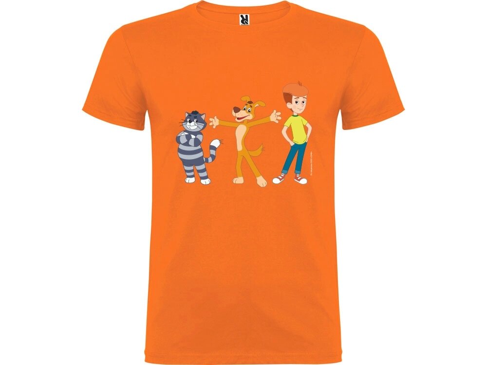 Футболка Простоквашино детская, оранжевый от компании ТОО VEER Company Group / Одежда и сувениры с логотипом - фото 1