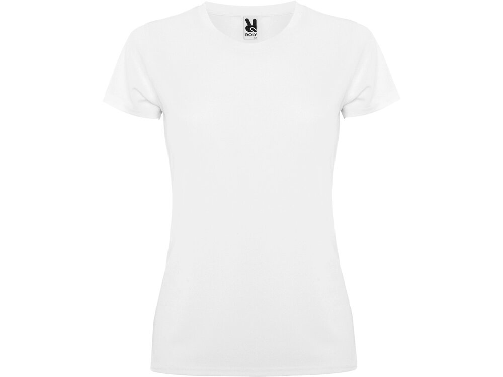Футболка спортивная женская Montecarlo, белый от компании ТОО VEER Company Group / Одежда и сувениры с логотипом - фото 1