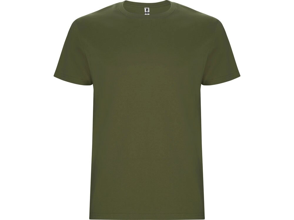 Футболка Stafford мужская, армейский зеленый от компании ТОО VEER Company Group / Одежда и сувениры с логотипом - фото 1