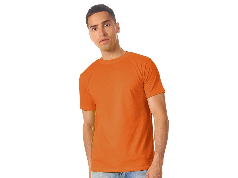 Футболка Super club мужская, оранжевый от компании ТОО VEER Company Group / Одежда и сувениры с логотипом - фото 1