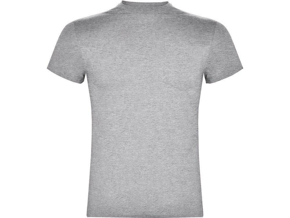 Футболка Teckel мужская, серый меланж от компании ТОО VEER Company Group / Одежда и сувениры с логотипом - фото 1
