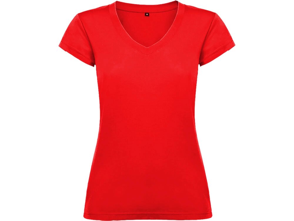 Футболка Victoria женская, красный от компании ТОО VEER Company Group / Одежда и сувениры с логотипом - фото 1