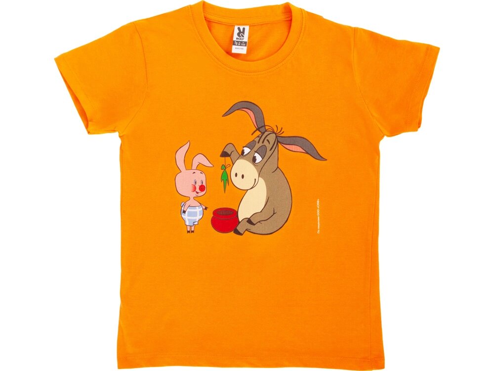 Футболка Винни-Пух детская, оранжевый от компании ТОО VEER Company Group / Одежда и сувениры с логотипом - фото 1