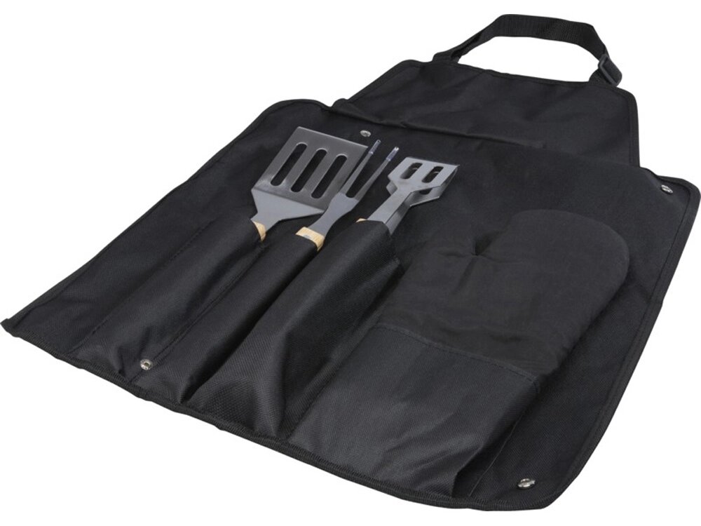 Gril Набор для барбекю из 5 предметов, черный от компании ТОО VEER Company Group / Одежда и сувениры с логотипом - фото 1
