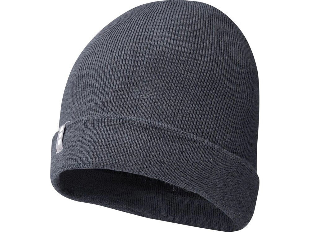 Hale, шапка из пряжи Polylana, серый от компании ТОО VEER Company Group / Одежда и сувениры с логотипом - фото 1