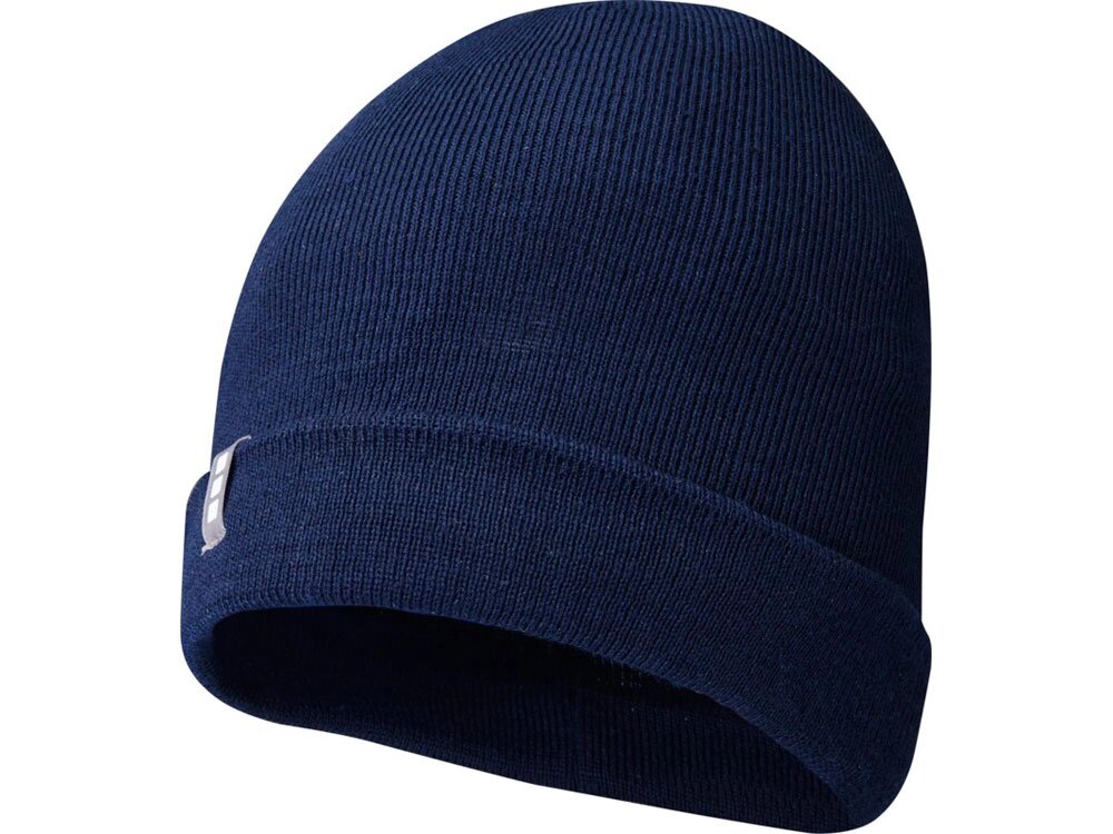 Hale, шапка из пряжи Polylana, темно-синий от компании ТОО VEER Company Group / Одежда и сувениры с логотипом - фото 1