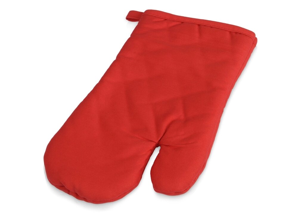 Хлопковая рукавица, красный от компании ТОО VEER Company Group / Одежда и сувениры с логотипом - фото 1