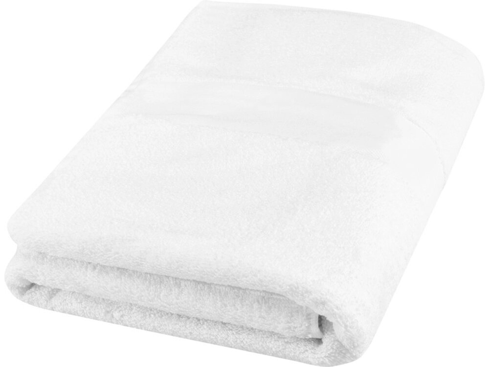 Хлопковое полотенце для ванной Amelia 70x140 см плотностью 450 г/м2, белый от компании ТОО VEER Company Group / Одежда и сувениры с логотипом - фото 1