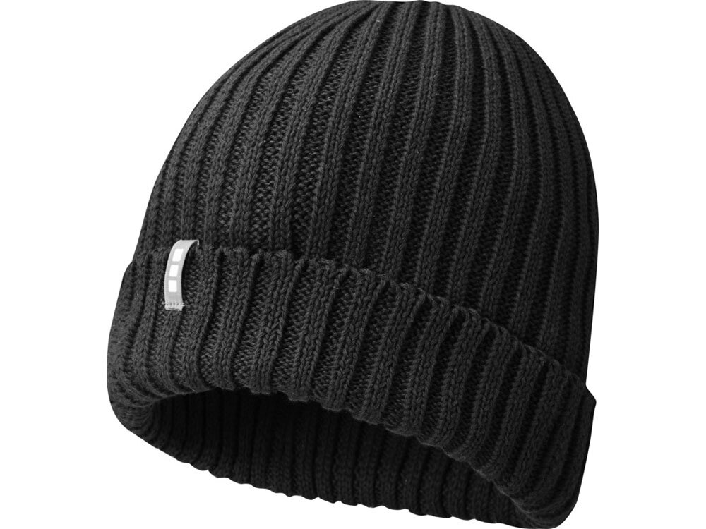 Ives, органическая шапка, черный от компании ТОО VEER Company Group / Одежда и сувениры с логотипом - фото 1