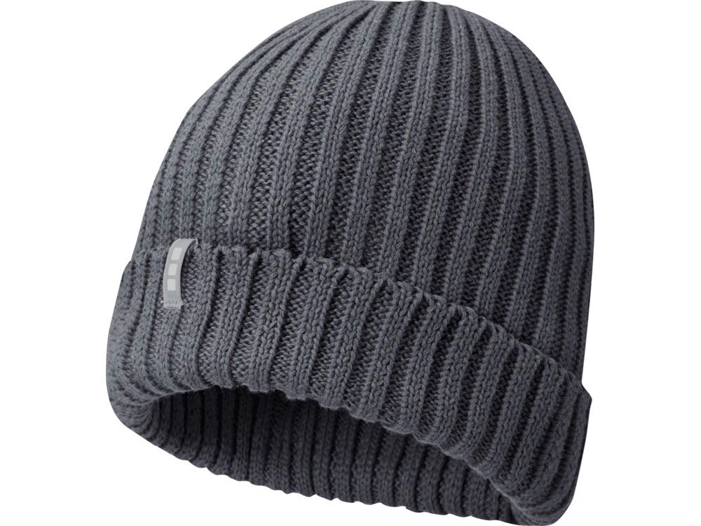 Ives, органическая шапка, серый от компании ТОО VEER Company Group / Одежда и сувениры с логотипом - фото 1