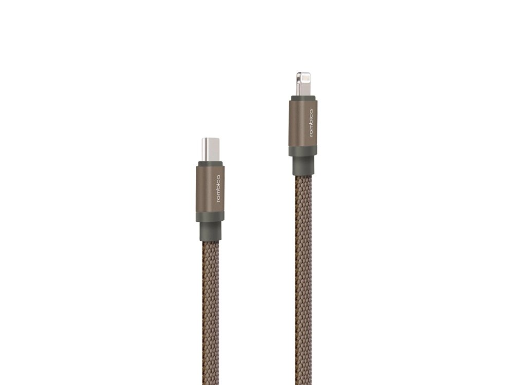 Кабель Rombica LINK-C Olive Cable от компании ТОО VEER Company Group / Одежда и сувениры с логотипом - фото 1