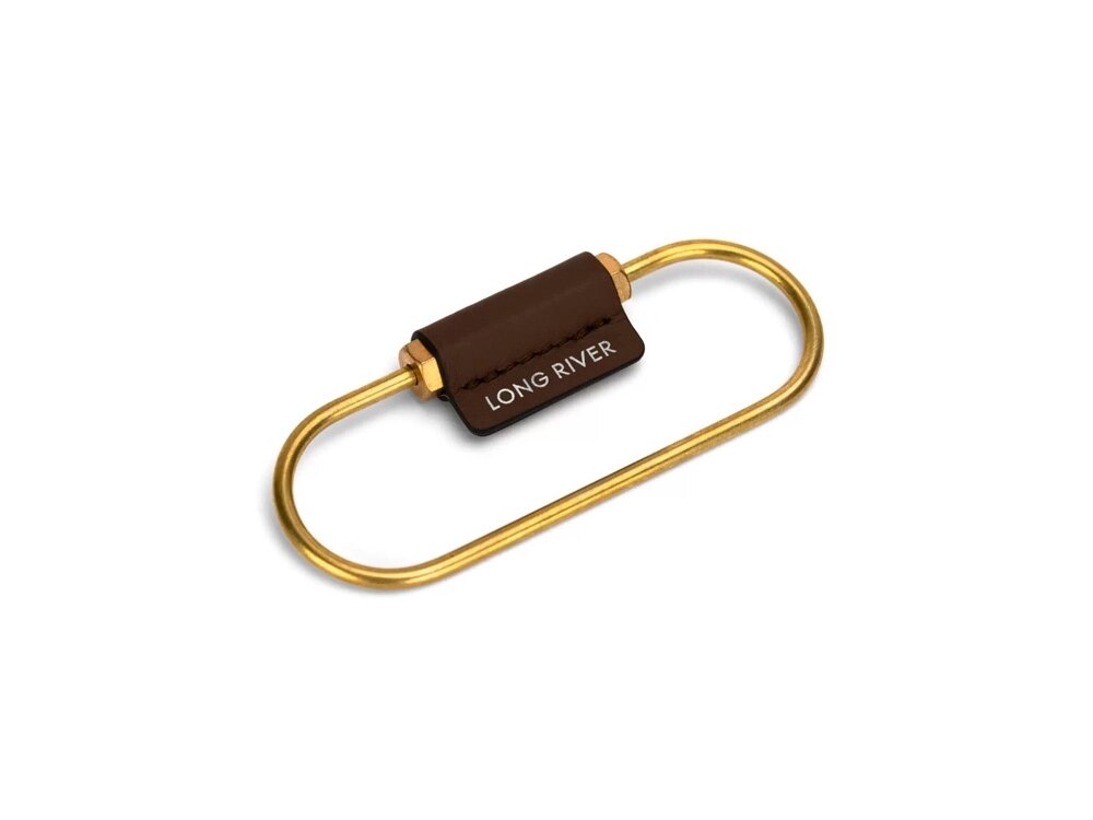 Карабин для ключей Тоне, коричневый от компании ТОО VEER Company Group / Одежда и сувениры с логотипом - фото 1