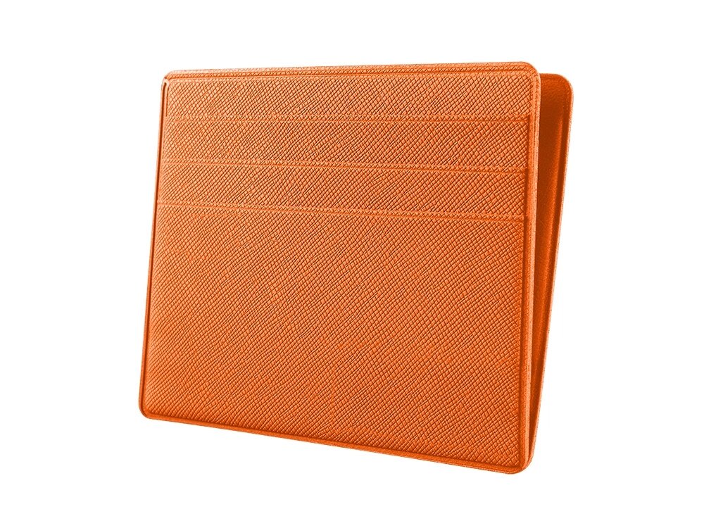 Картхолдер для денег и шести пластиковых карт Favor, оранжевый от компании ТОО VEER Company Group / Одежда и сувениры с логотипом - фото 1