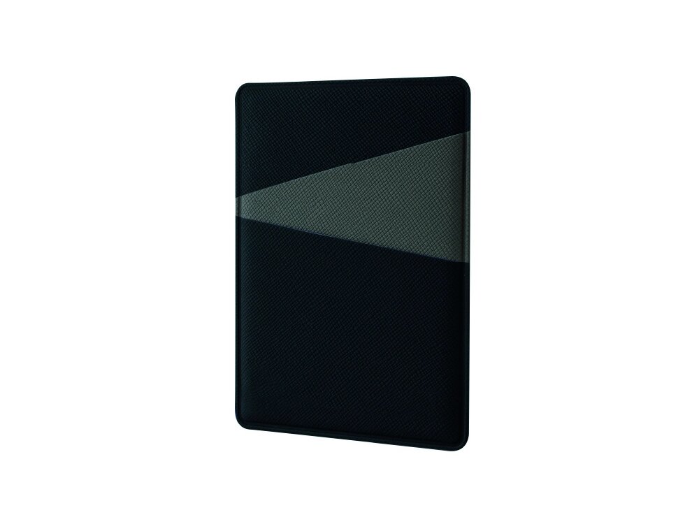 Картхолдер на 3 карты типа бейджа Favor, черный/серый от компании ТОО VEER Company Group / Одежда и сувениры с логотипом - фото 1