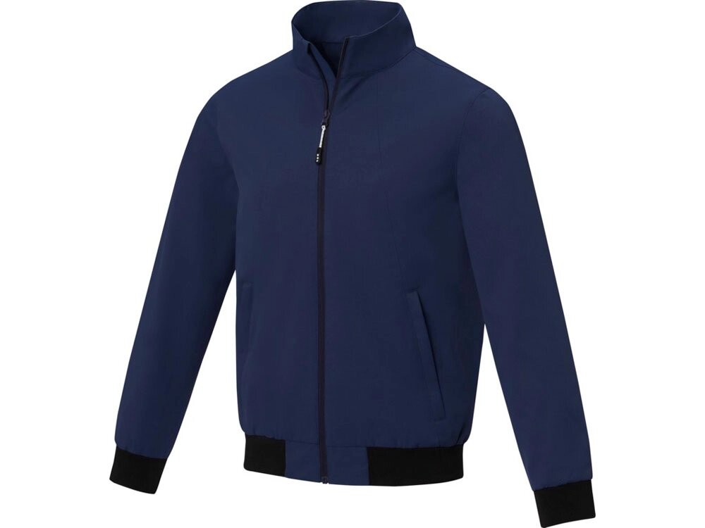 Keefe Легкая куртка-бомбер унисекс, темно-синий от компании ТОО VEER Company Group / Одежда и сувениры с логотипом - фото 1