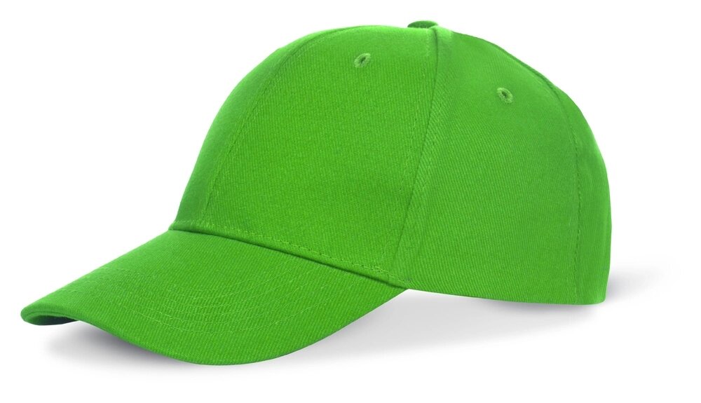 Кепка хлопковая, зеленое яблоко от компании ТОО VEER Company Group / Одежда и сувениры с логотипом - фото 1