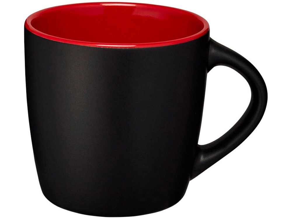 Керамическая чашка Riviera, черный/красный от компании ТОО VEER Company Group / Одежда и сувениры с логотипом - фото 1