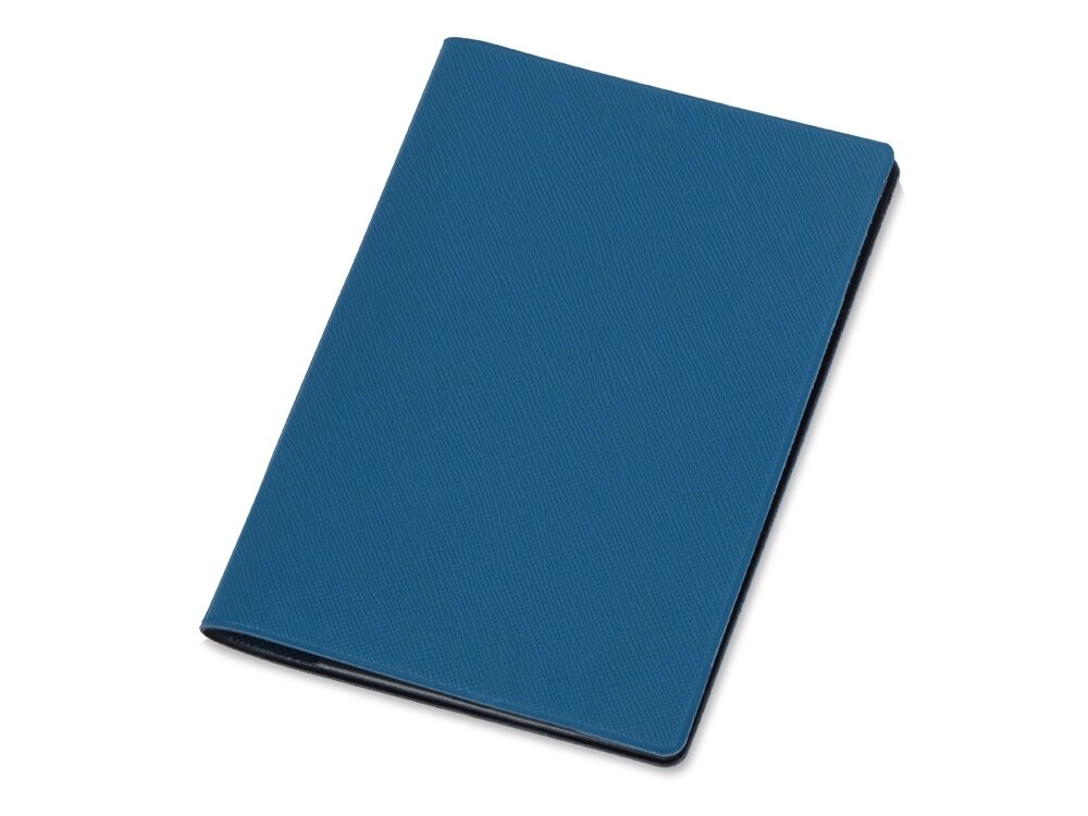 Классическая обложка для паспорта Favor, синяя от компании ТОО VEER Company Group / Одежда и сувениры с логотипом - фото 1