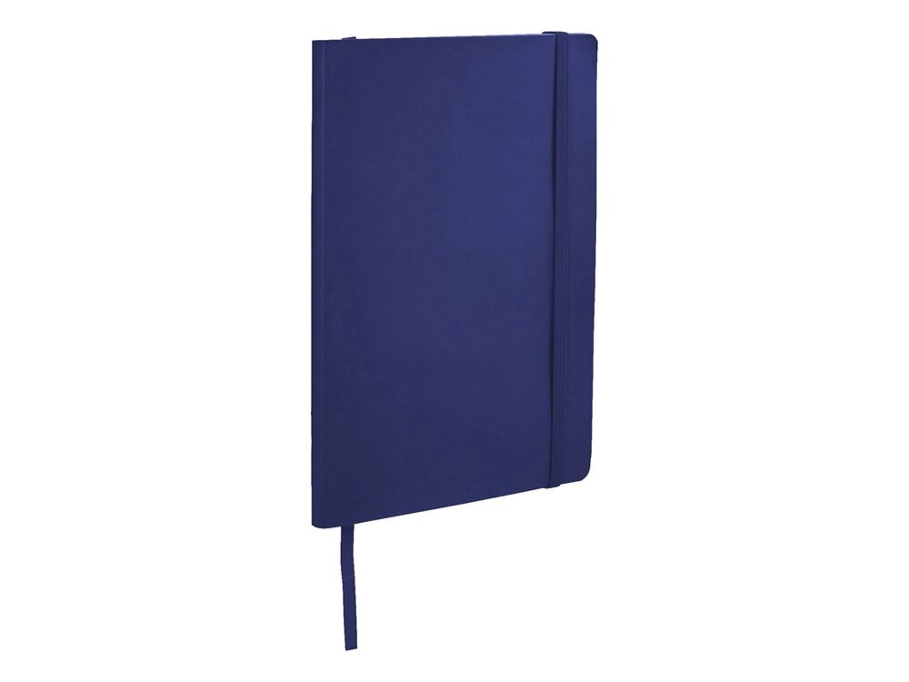 Классический блокнот А5 с мягкой обложкой, ярко-синий от компании ТОО VEER Company Group / Одежда и сувениры с логотипом - фото 1