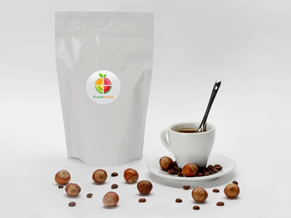 Кофе в зернах Лесной орех, 150 г от компании ТОО VEER Company Group / Одежда и сувениры с логотипом - фото 1