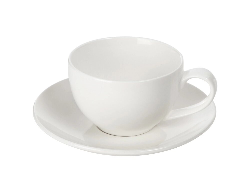 Кофейная пара классической формы Ristretto, 90мл, белый от компании ТОО VEER Company Group / Одежда и сувениры с логотипом - фото 1