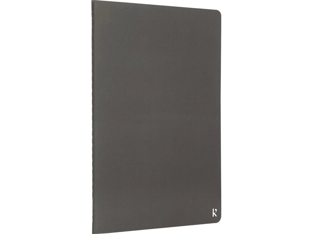 Комплект из двух блокнотов Karst формата A5 с листами из каменной бумаги, slate grey от компании ТОО VEER Company Group / Одежда и сувениры с логотипом - фото 1
