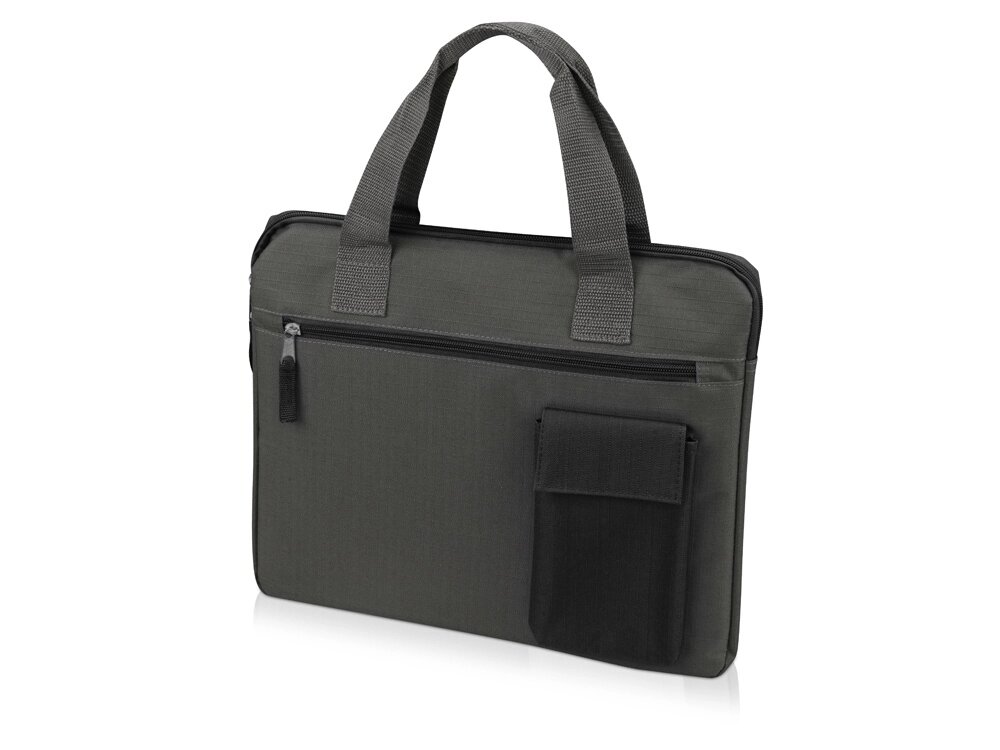 Конференц сумка Session, серый/черный от компании ТОО VEER Company Group / Одежда и сувениры с логотипом - фото 1