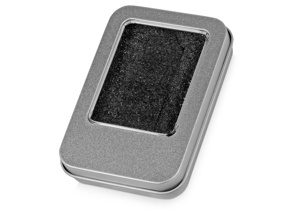 Коробка для флеш-карт Этан, серебристый от компании ТОО VEER Company Group / Одежда и сувениры с логотипом - фото 1