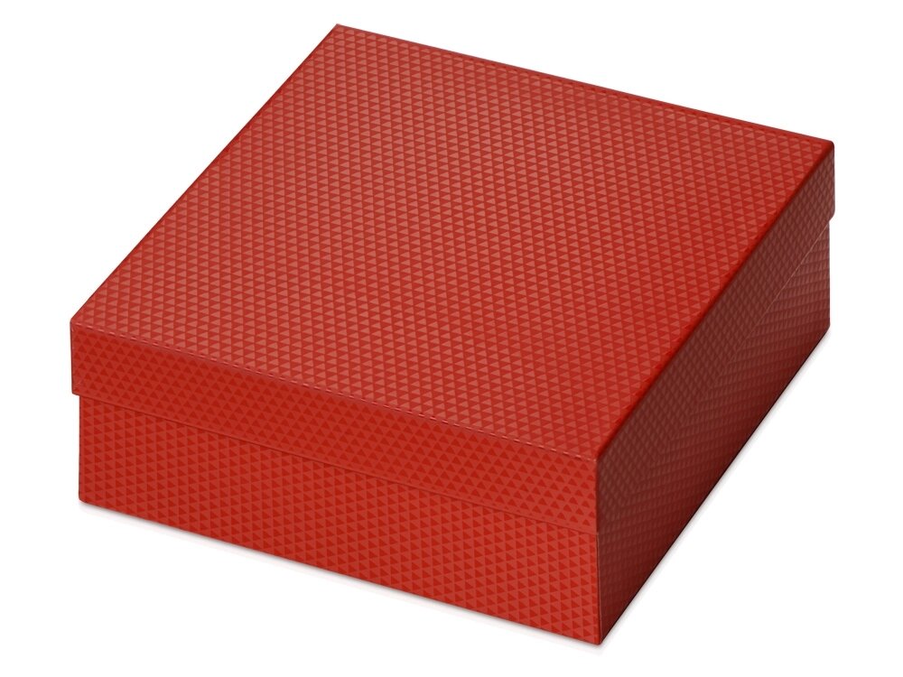 Коробка подарочная Gem M, красный от компании ТОО VEER Company Group / Одежда и сувениры с логотипом - фото 1