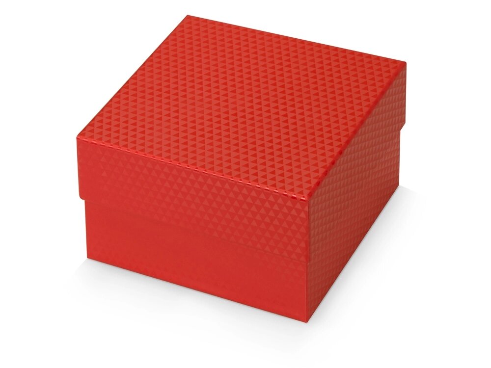 Коробка подарочная Gem S, красный от компании ТОО VEER Company Group / Одежда и сувениры с логотипом - фото 1