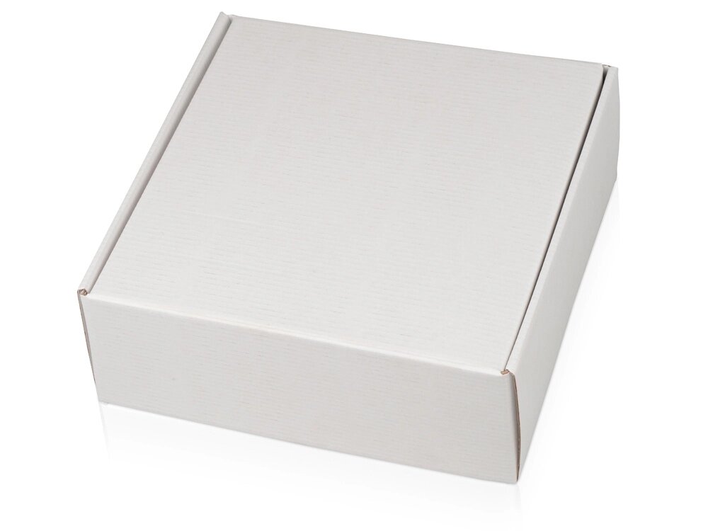Коробка подарочная Zand L, белый от компании ТОО VEER Company Group / Одежда и сувениры с логотипом - фото 1