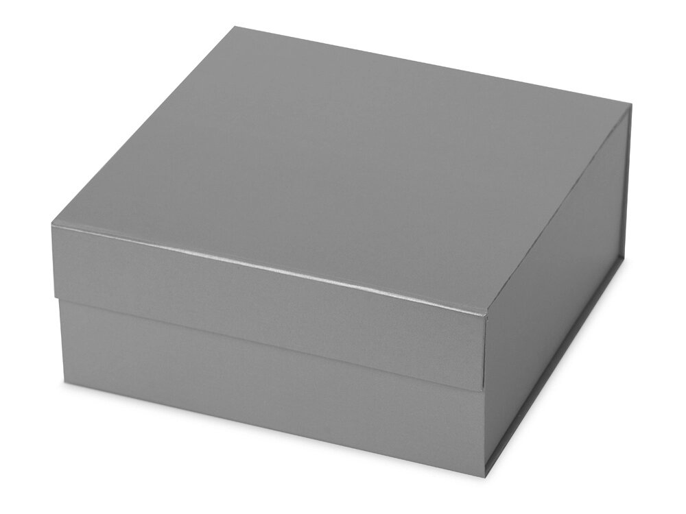 Коробка разборная на магнитах M, серебристый от компании ТОО VEER Company Group / Одежда и сувениры с логотипом - фото 1