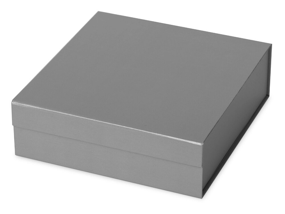 Коробка разборная на магнитах S, серебристый от компании ТОО VEER Company Group / Одежда и сувениры с логотипом - фото 1