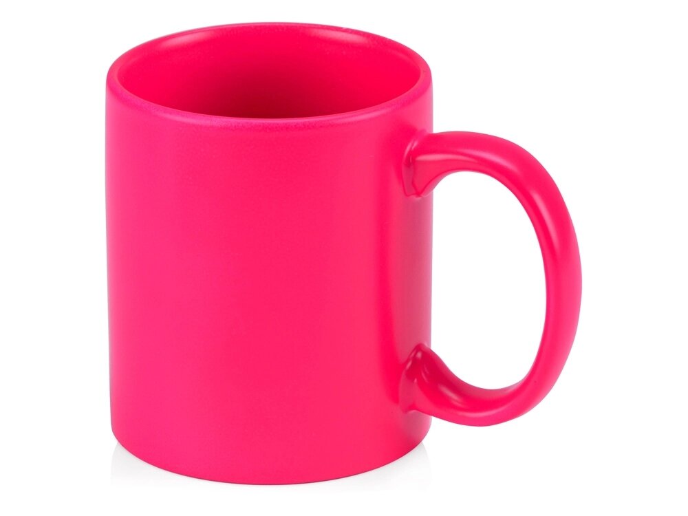 Кружка Марго 320мл, неоновый розовый (Р) от компании ТОО VEER Company Group / Одежда и сувениры с логотипом - фото 1