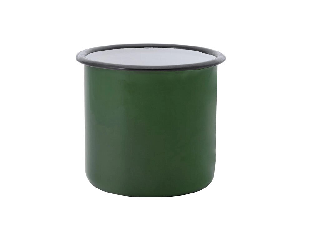 Кружка металлическая ANON, 380 мл, бутылочный зеленый от компании ТОО VEER Company Group / Одежда и сувениры с логотипом - фото 1